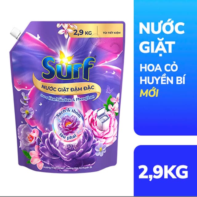 Nước Giặt Surf 2,9kg Màu Tím 