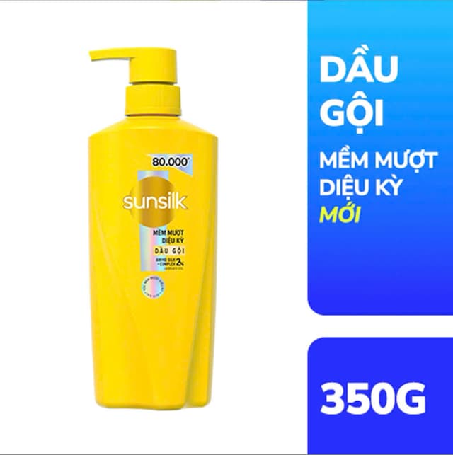 Dầu Gội Sunsilk 350g vàng
