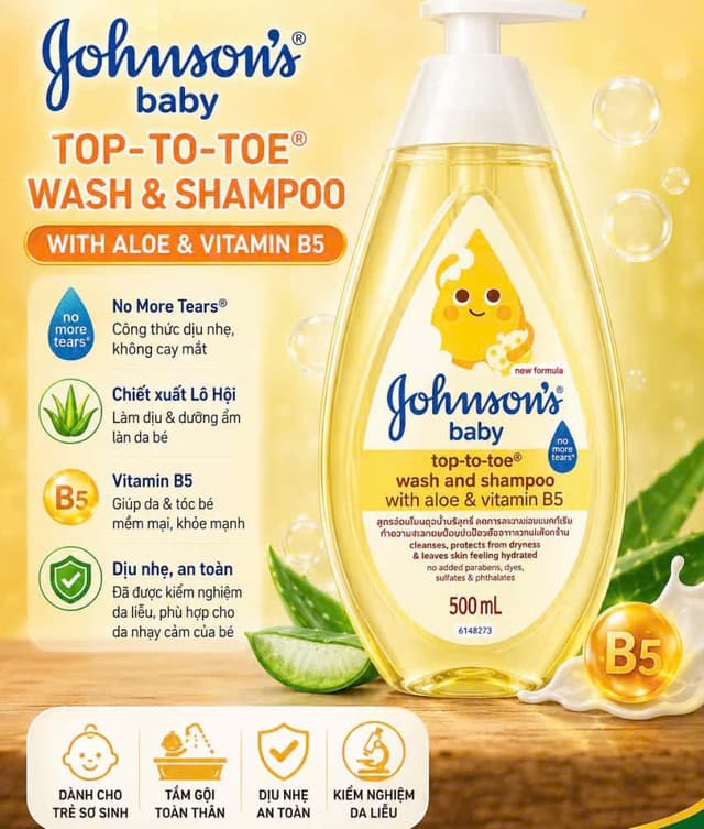 Hàng Công Ty. Tắm gội Joshon 500ml mẫu mới