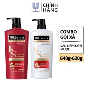 Cặp Gội Xả Treseme Đỏ 650g.