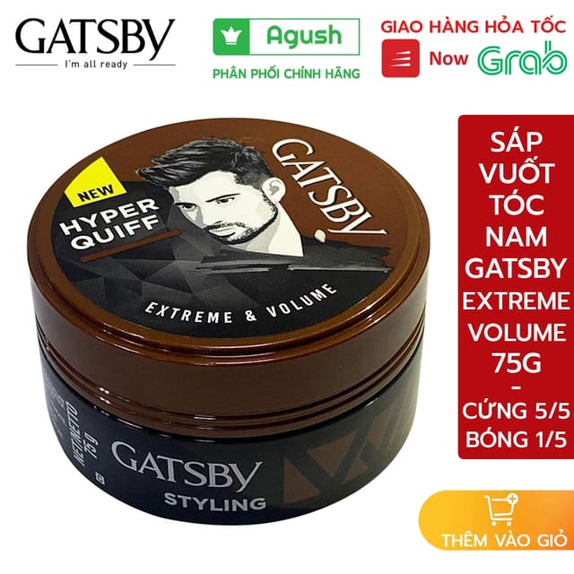 Sáp Vuốt Tóc Nam Gatsby Nâu 