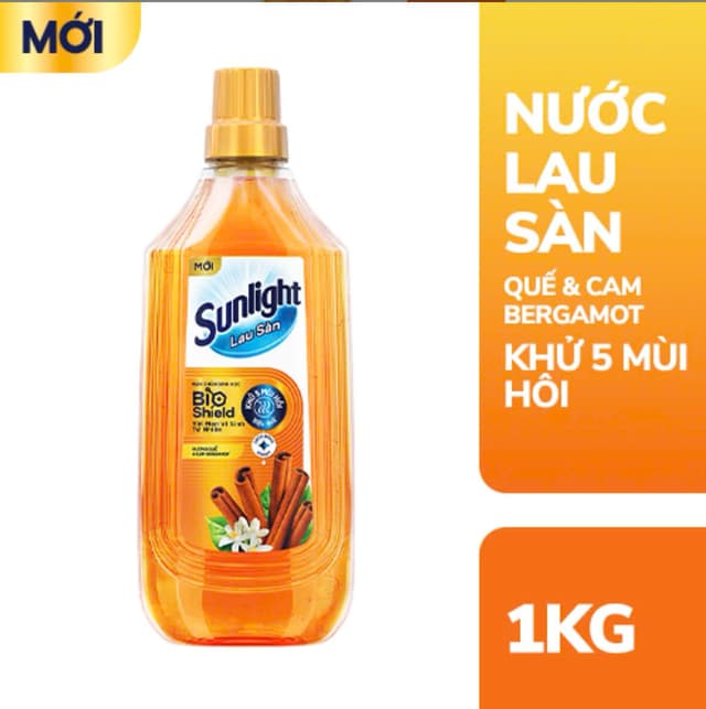 Lau sàn Sunlight 1kg Hương Quế 