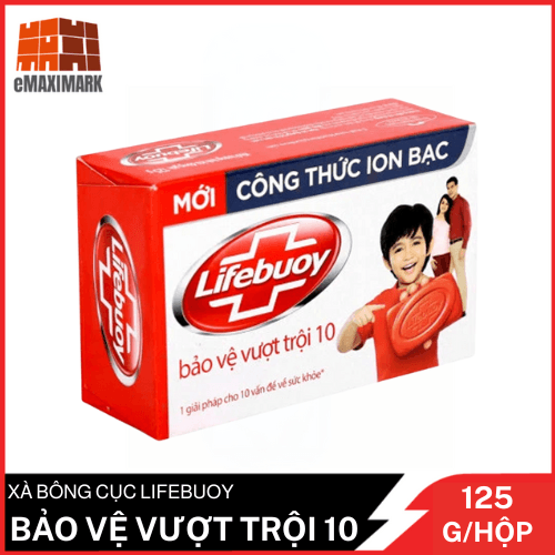Xà Bông Cục Lifebouy Đỏ 125g ( Cục Lớn ) ( Thùng 14,500) 