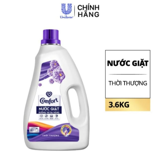 Nước Giặt Comfort Chai 3,6l Tím Thời Thượng Date 6/2027