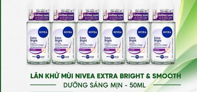 Lăn khử mùi Nivea 50ml Trắng mịn tự nhiên Mẫu Mới