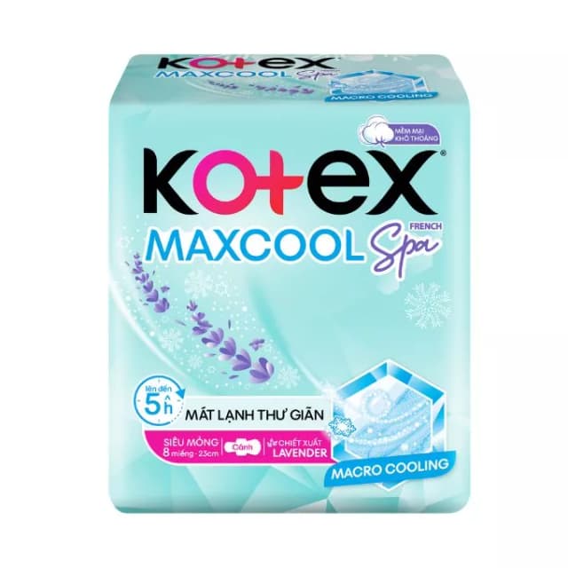 Băng Vệ Sinh Kotex mỏng cánh cool mát lạnh ( Bành 16,500)