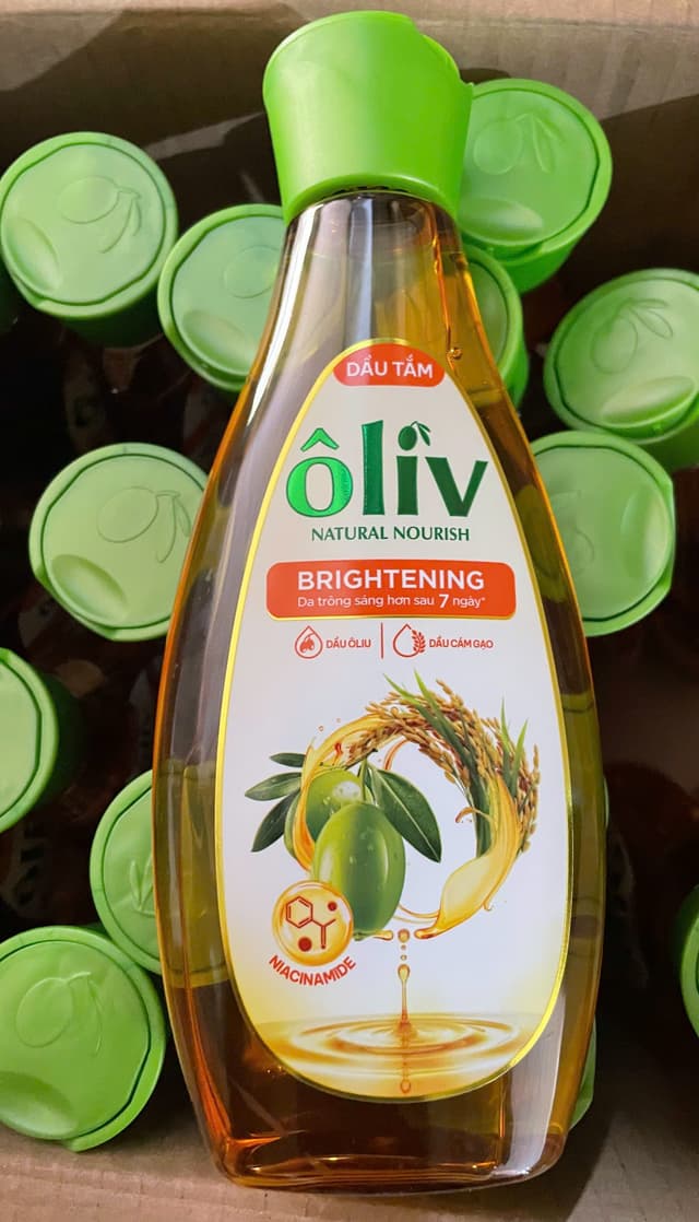 Dầu tắm oliv 250ml.