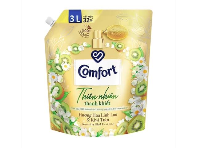 Nước Giặt Comfort Kiwi 3L Vàng