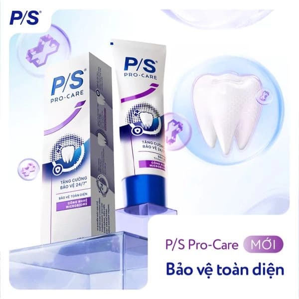 Kem Đánh Răng Ps Pro Care 100g Tím