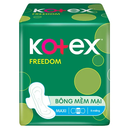 Băng Vệ Sinh Kotex FreeDom Mỏng Cánh Xanh Lá